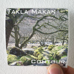 Takla Makan Contour Album Cover Sticker