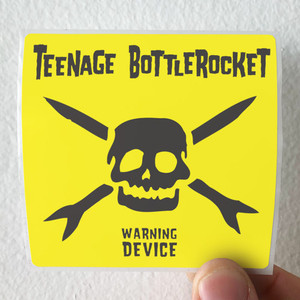 Teenage Bottlerocket Warning Device Album Cover Sticker Teenage Bottlerocket Warning Device Album Cover Sticker