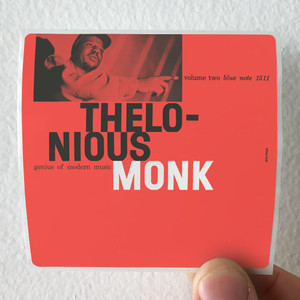 Thelonious Monk Genius Of Modern Music Volume 2 Album Cover Sticker Thelonious Monk Genius Of Modern Music Volume 2 Album Cover Sticker
