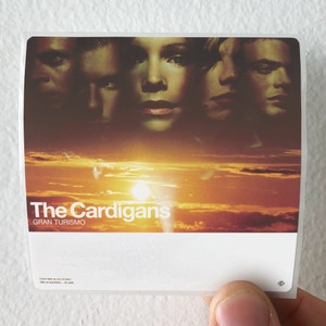The Cardigans Gran Turismo 1 Album Cover Sticker The Cardigans Gran Turismo 1 Album Cover Sticker