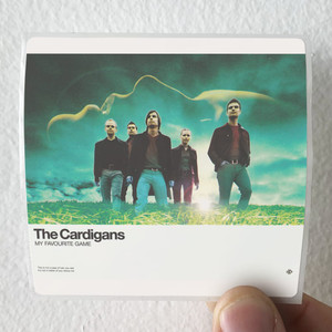 The Cardigans My Favourite Game 1 Album Cover Sticker The Cardigans My Favourite Game 1 Album Cover Sticker