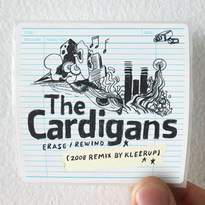 The Cardigans Eraserewind 1 Album Cover Sticker The Cardigans Eraserewind 1 Album Cover Sticker