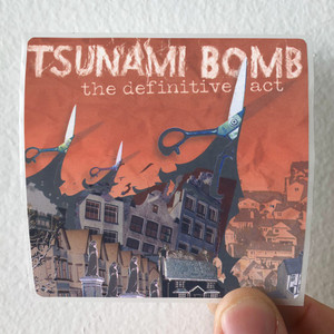 Tsunami Bomb The Definitive Act Album Cover Sticker