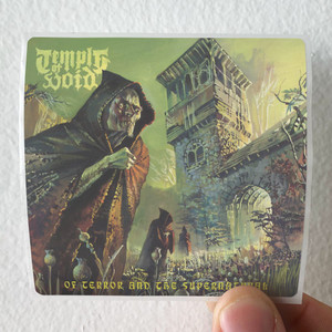 Temple of Void Of Terror And The Supernatural Album Cover Sticker