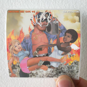 The Pietasters Awesome Mix Tape 6 Album Cover T-Shirt Black