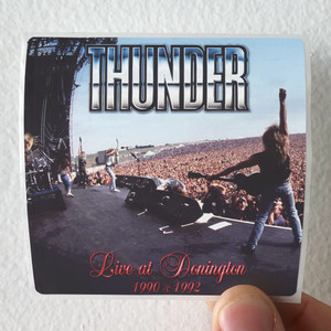 Thunder Live At Donington Monsters Of Rock 1990 Album Cover Sticker