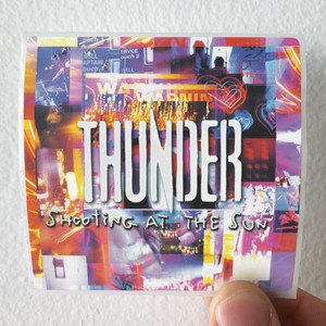 Thunder Shooting At The Sun Album Cover Sticker Thunder Shooting At The Sun Album Cover Sticker