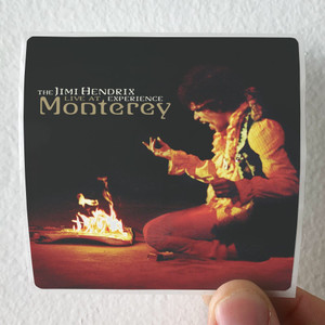The Jimi Hendrix Experience Live At Monterey Album Cover Sticker
