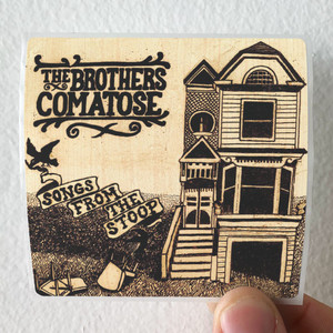 The Brothers Comatose Songs From The Stoop Album Cover Sticker The Brothers Comatose Songs From The Stoop Album Cover Sticker