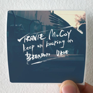 Travie McCoy Keep On Keeping On Album Cover Sticker