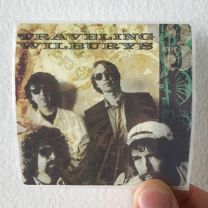 Traveling Wilburys Traveling Wilburys Volume 3 Album Cover Sticker Traveling Wilburys Traveling Wilburys Volume 3 Album Cover Sticker