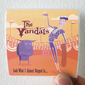 The Vandals Look What I Almost Stepped In Album Cover Sticker The Vandals Look What I Almost Stepped In Album Cover Sticker