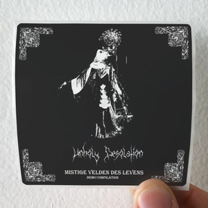 Unholy Desolation Mistige Velden Des Levens Album Cover Sticker