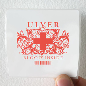 Ulver Blood Inside Album Cover Sticker Ulver Blood Inside Album Cover Sticker