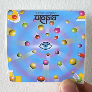 Utopia Todd Rundgrens Utopia Album Cover Sticker Utopia Todd Rundgrens Utopia Album Cover Sticker