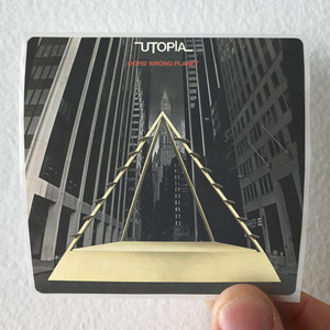 Utopia Oops Wrong Planet Album Cover Sticker Utopia Oops Wrong Planet Album Cover Sticker