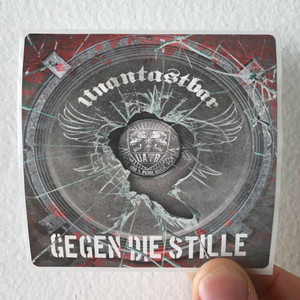 Unantastbar Gegen Die Stille Album Cover Sticker Unantastbar Gegen Die Stille Album Cover Sticker