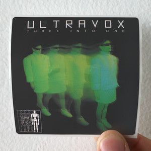 Ultravox Three Into One Album Cover Sticker Ultravox Three Into One Album Cover Sticker
