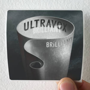 Ultravox Brilliant Album Cover Sticker Ultravox Brilliant Album Cover Sticker