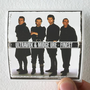 Ultravox Finest Feat Midge Ure Album Cover Sticker Ultravox Finest Feat Midge Ure Album Cover Sticker