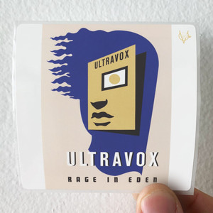 Ultravox Rage In Eden Album Cover Sticker Ultravox Rage In Eden Album Cover Sticker