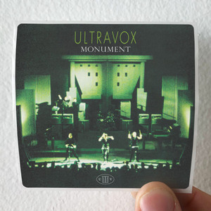 Ultravox Monument Album Cover Sticker