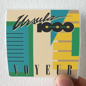 Ursula 1000 Voyeur Album Cover Sticker Ursula 1000 Voyeur Album Cover Sticker