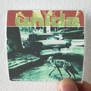 Unida Coping With The Urban Coyote Album Cover Sticker