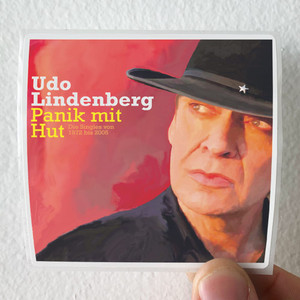 Udo Lindenberg Panik Mit Hut Die Singles Von 1972 Bis 2005 Album Cover Sticker