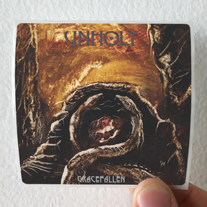 Unholy Gracefallen Album Cover Sticker