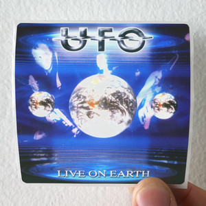 UFO Live On Earth Album Cover Sticker UFO Live On Earth Album Cover Sticker