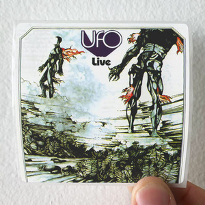 UFO Ufo Live Album Cover Sticker UFO Ufo Live Album Cover Sticker
