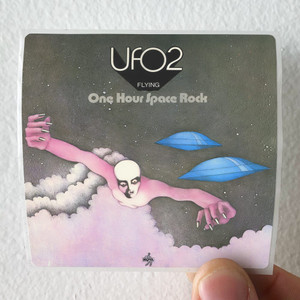 UFO Ufo 2 Flying One Hour Space Rock 2 Album Cover Sticker UFO Ufo 2 Flying One Hour Space Rock 2 Album Cover Sticker