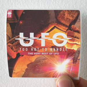 UFO Too Hot To Handle The Very Best Of Ufo Album Cover Sticker UFO Too Hot To Handle The Very Best Of Ufo Album Cover Sticker