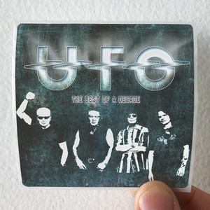 UFO The Best Of A Decade 1 Album Cover Sticker UFO The Best Of A Decade 1 Album Cover Sticker