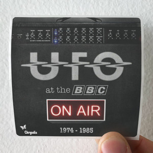 UFO At The Bbc On Air 1974 1985 Album Cover Sticker UFO At The Bbc On Air 1974 1985 Album Cover Sticker