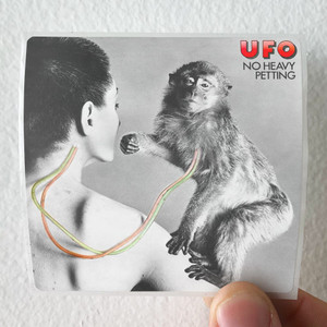 UFO No Heavy Petting Album Cover Sticker UFO No Heavy Petting Album Cover Sticker