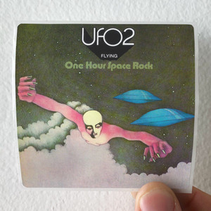 UFO Ufo 2 Flying One Hour Space Rock Album Cover Sticker UFO Ufo 2 Flying One Hour Space Rock Album Cover Sticker