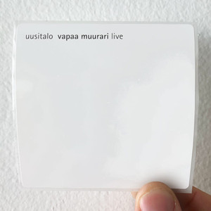 Uusitalo Vapaa Muurari Live Album Cover Sticker