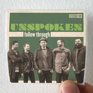 Unspoken Follow Through Album Cover Sticker Unspoken Follow Through Album Cover Sticker