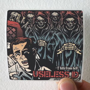Useless ID 7 Hits From Hell Album Cover Sticker