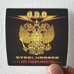 UDOO Steelhammer Live From Moscow Album Cover Sticker UDOO Steelhammer Live From Moscow Album Cover Sticker