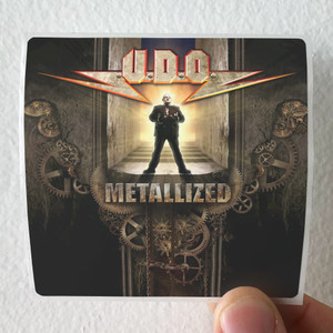UDOO Metallized 20 Years Of Metal Best Of Udo Album Cover Sticker UDOO Metallized 20 Years Of Metal Best Of Udo Album Cover Sticker