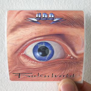 UDOO Faceless World Album Cover Sticker