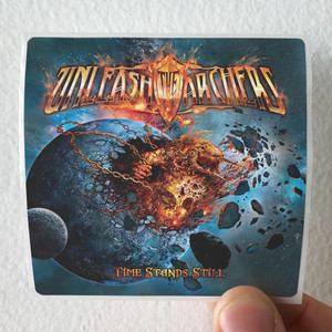 Unleash the Archers Time Stands Still Album Cover Sticker