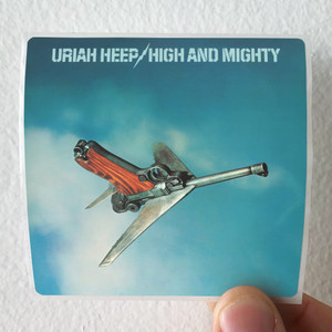 Uriah Heep High And Mighty Album Cover Sticker Uriah Heep High And Mighty Album Cover Sticker
