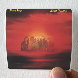 Uriah Heep Sweet Freedom Album Cover Sticker Uriah Heep Sweet Freedom Album Cover Sticker