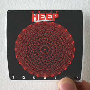 Uriah Heep Equator Album Cover Sticker Uriah Heep Equator Album Cover Sticker