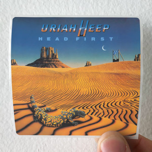 Uriah Heep Head First Album Cover Sticker Uriah Heep Head First Album Cover Sticker