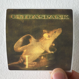 Ultraspank Progress Album Cover Sticker